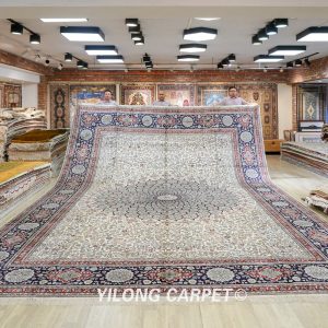 Super Large Handmade Persian Silk Carpet 14x20ft