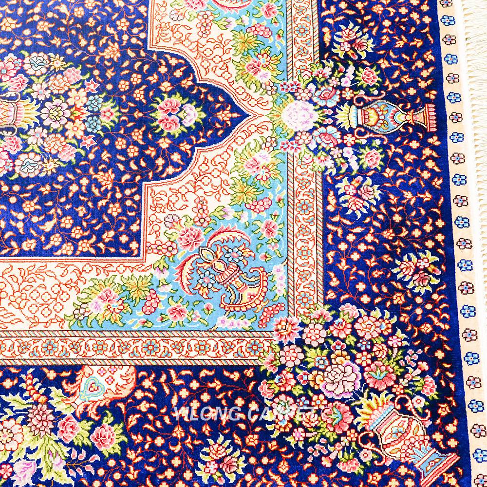 Persian Rugs For Sale Online Hand Knotted Silk Rug 3x5ft - Image 5