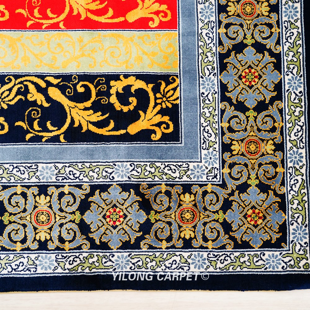 Home Decor Luxury Persian Oriental Hand-Knotted Silk Rug 3x5ft - Image 8