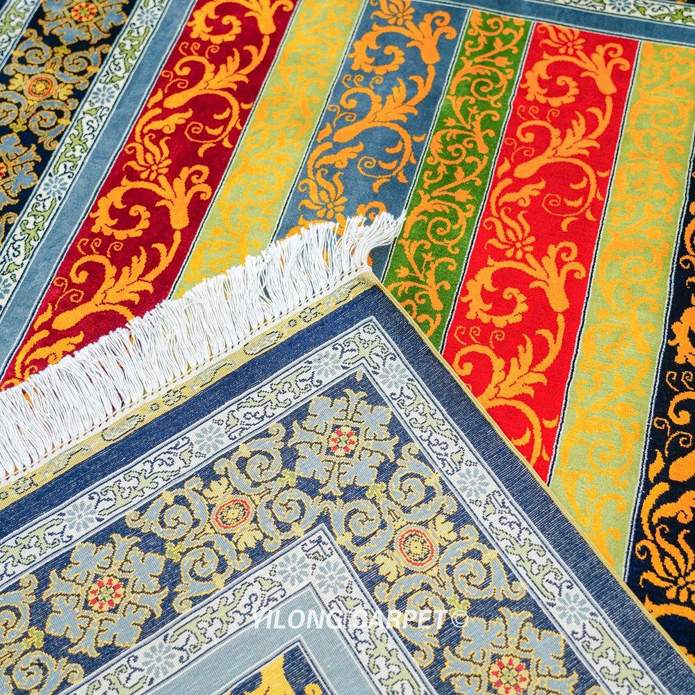 Home Decor Luxury Persian Oriental Hand-Knotted Silk Rug 3x5ft - Image 9