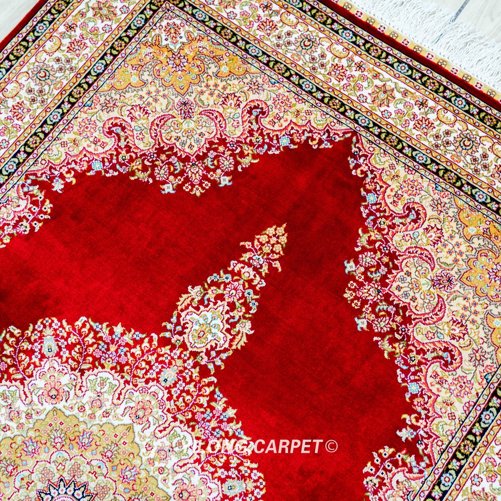Persian Hand-Knotted Silk Luxury Rug 3x5ft - Image 6
