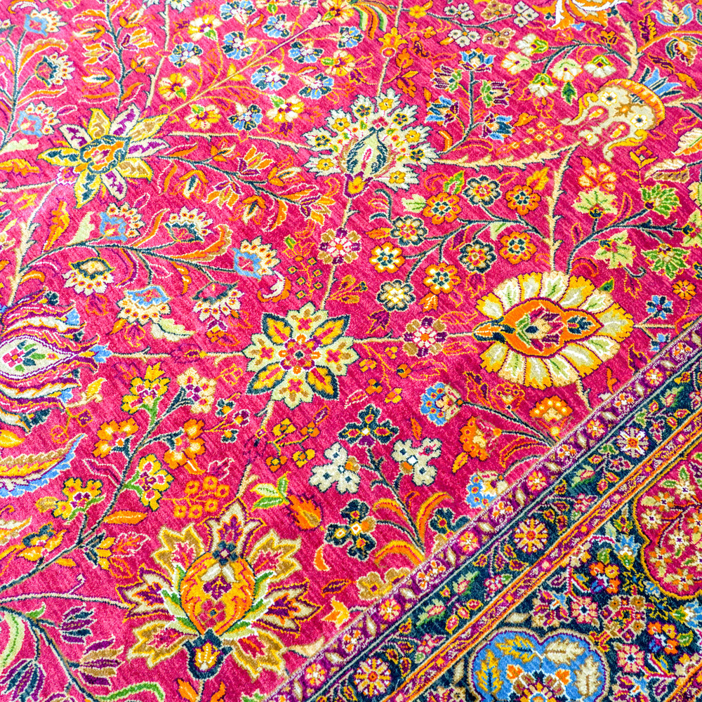 Modern Wool Carpet Villa Blue Hand Knotted Wool Soft Thick Carpet 7.9x10ft (Copy) (Copy) - Image 4