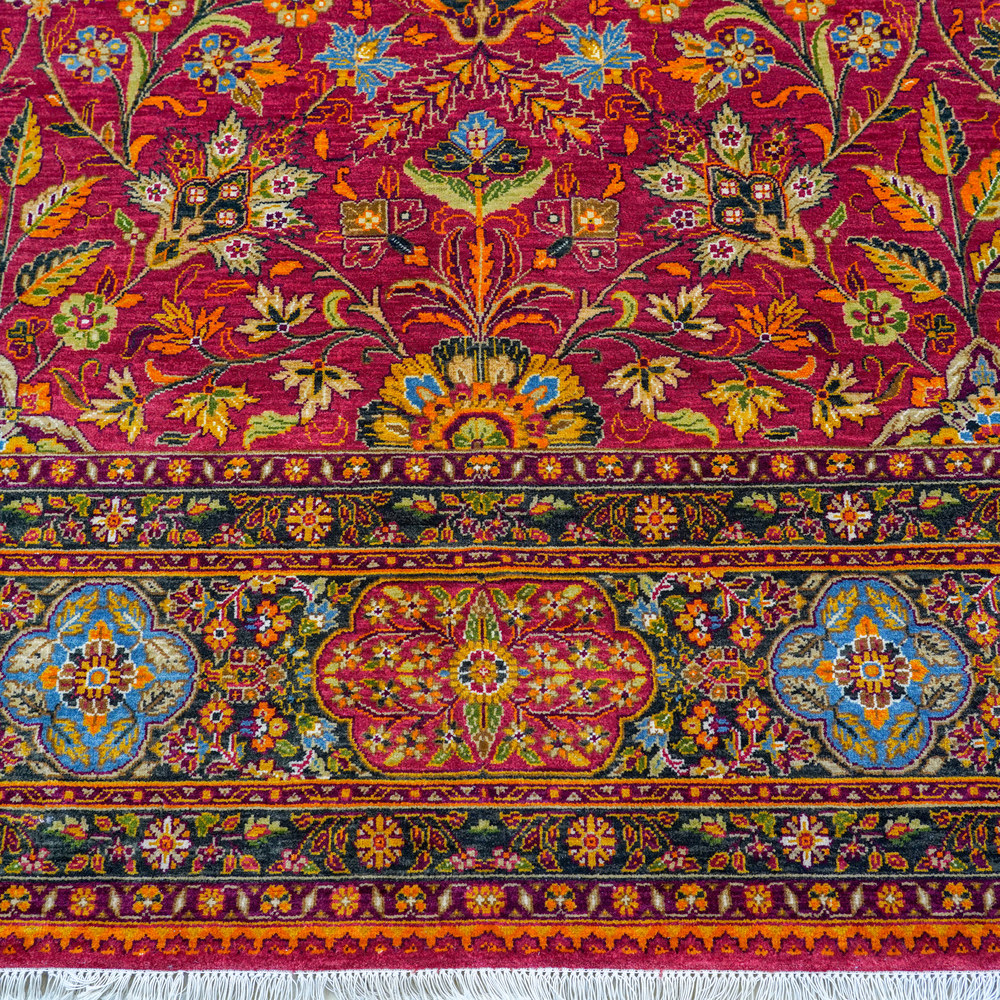 Modern Wool Carpet Villa Blue Hand Knotted Wool Soft Thick Carpet 7.9x10ft (Copy) (Copy) - Image 5