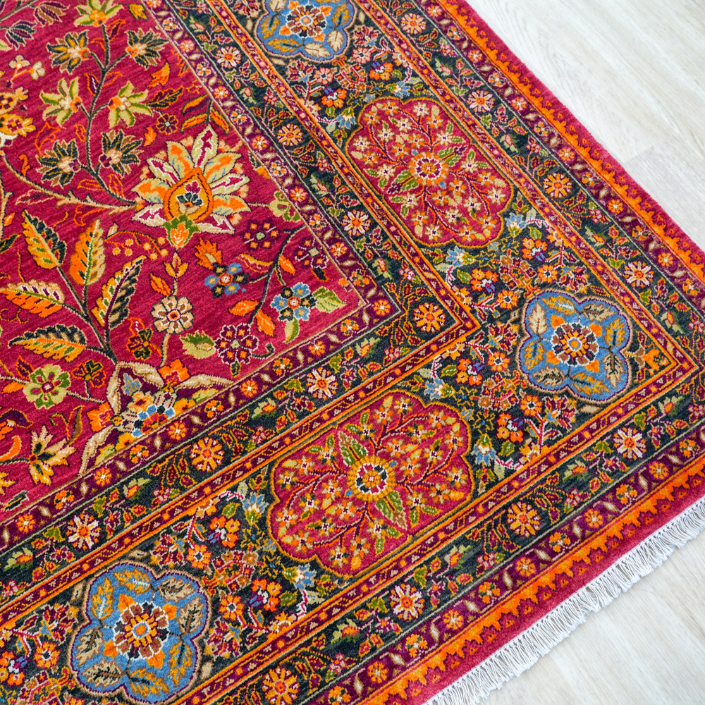 Modern Wool Carpet Villa Blue Hand Knotted Wool Soft Thick Carpet 7.9x10ft (Copy) (Copy) - Image 6