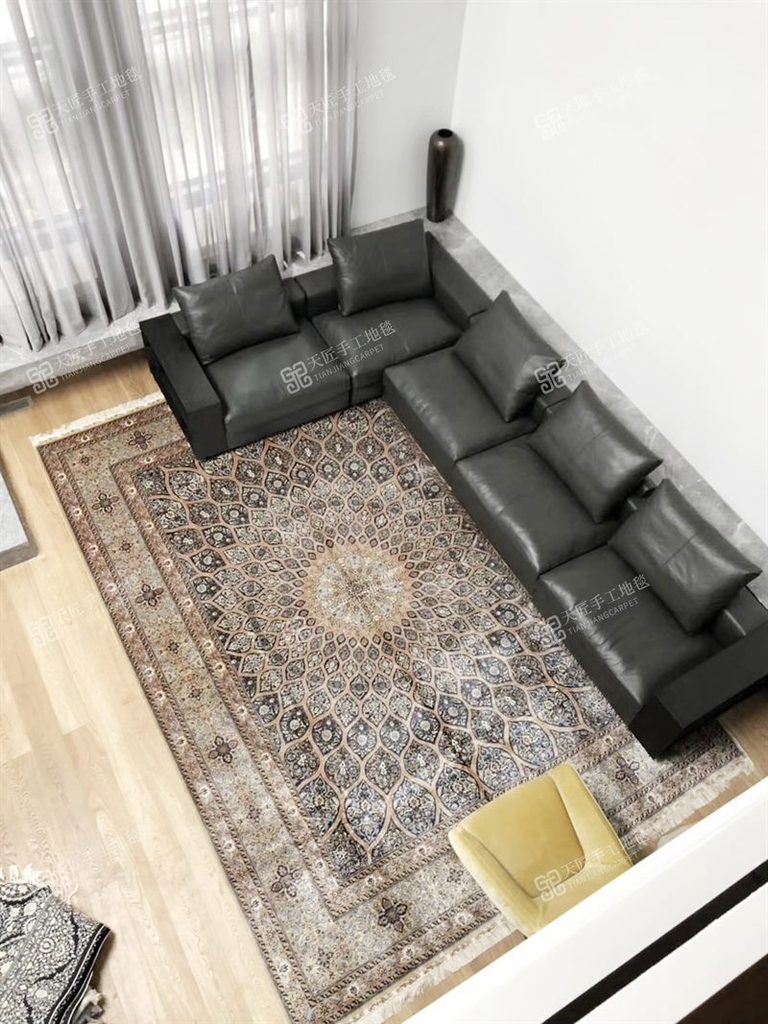 large-rug-under-l-shaped-sectional