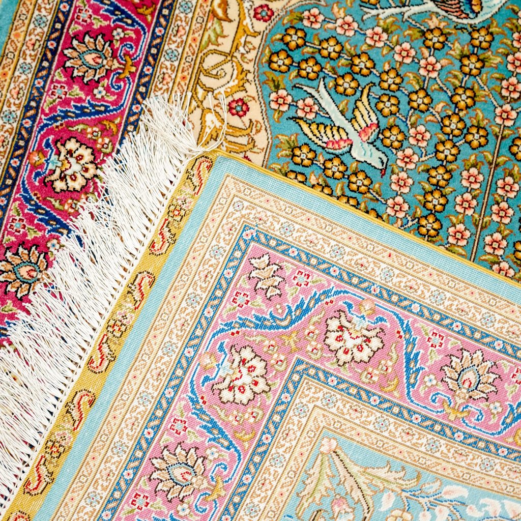 handmade-silk-rug-fringe-and-color-detail