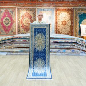 2x6 Hand-Knotted Silk Rug - CZN114A | YILONG
