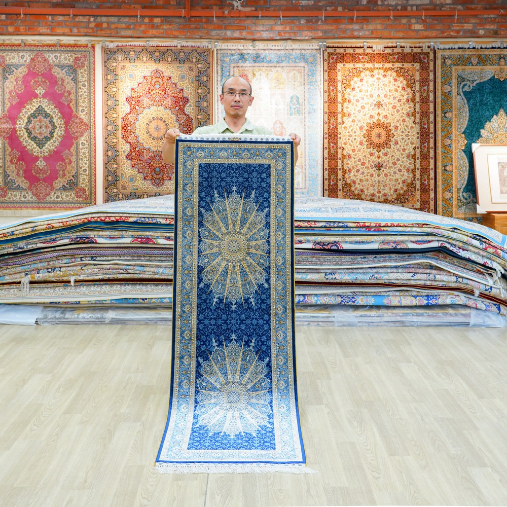2x6 Hand-Knotted Silk Rug - CZN114A | YILONG