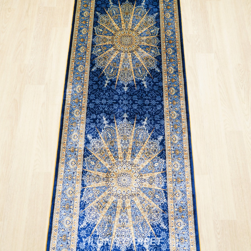 2x6 Hand-Knotted Silk Rug - CZN114A | YILONG - Image 7