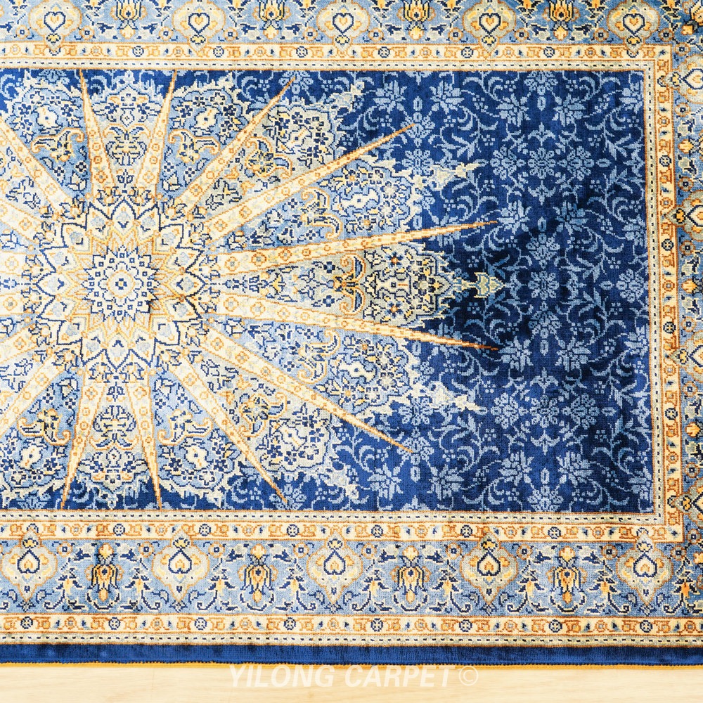 2x6 Hand-Knotted Silk Rug - CZN114A | YILONG - Image 5