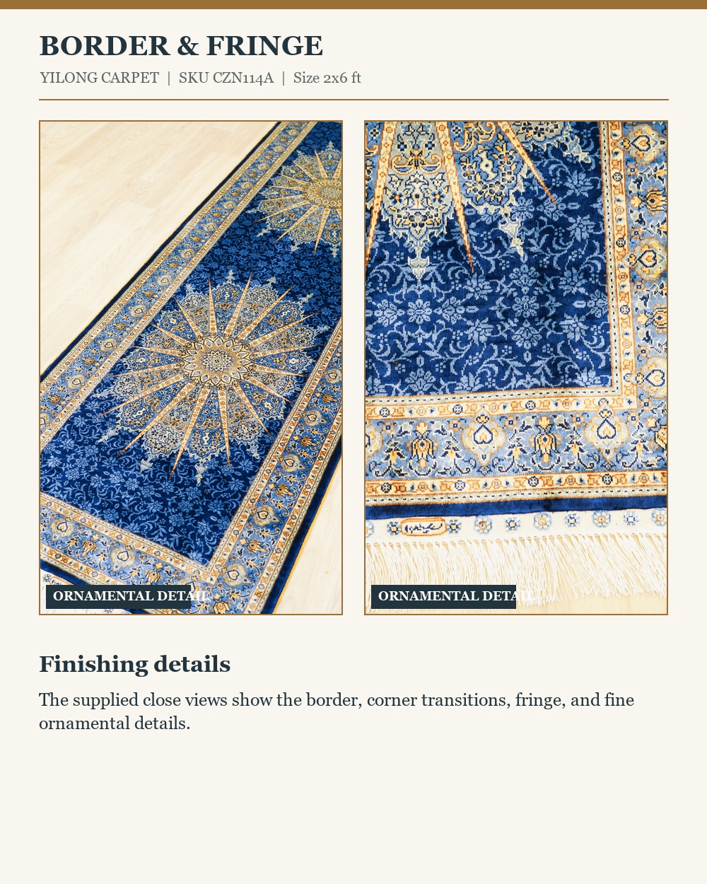CZN114A rug detail panel 3