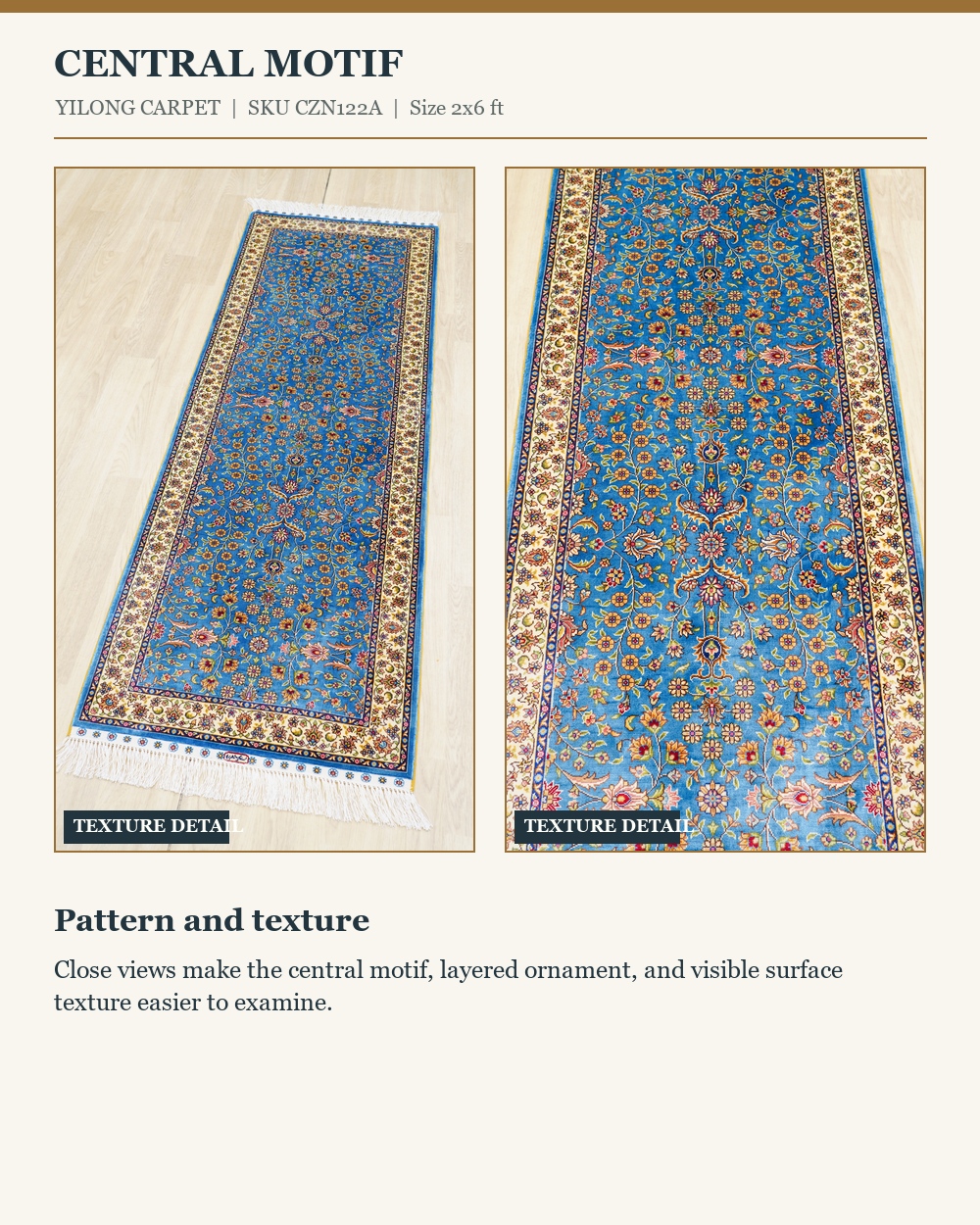 CZN122A rug detail panel 2