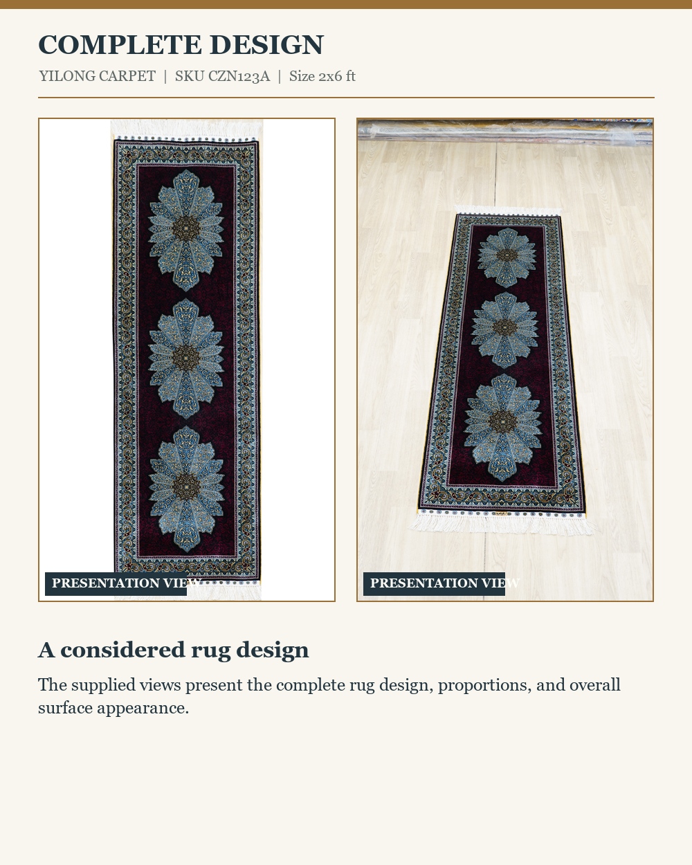 CZN123A rug detail panel 1
