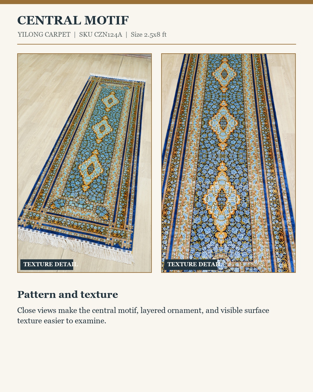 CZN124A rug detail panel 2