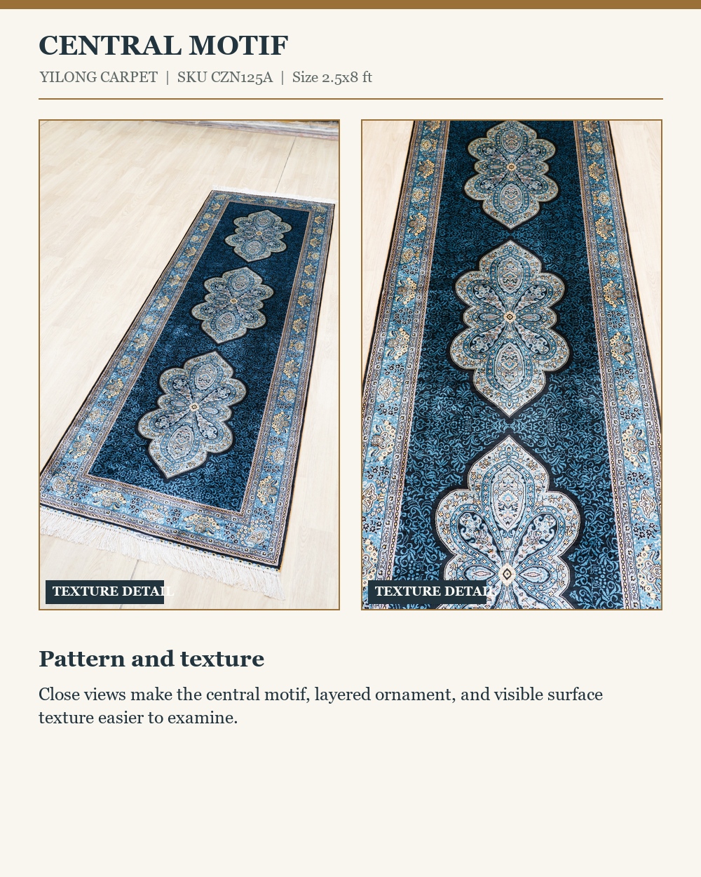 CZN125A rug detail panel 2