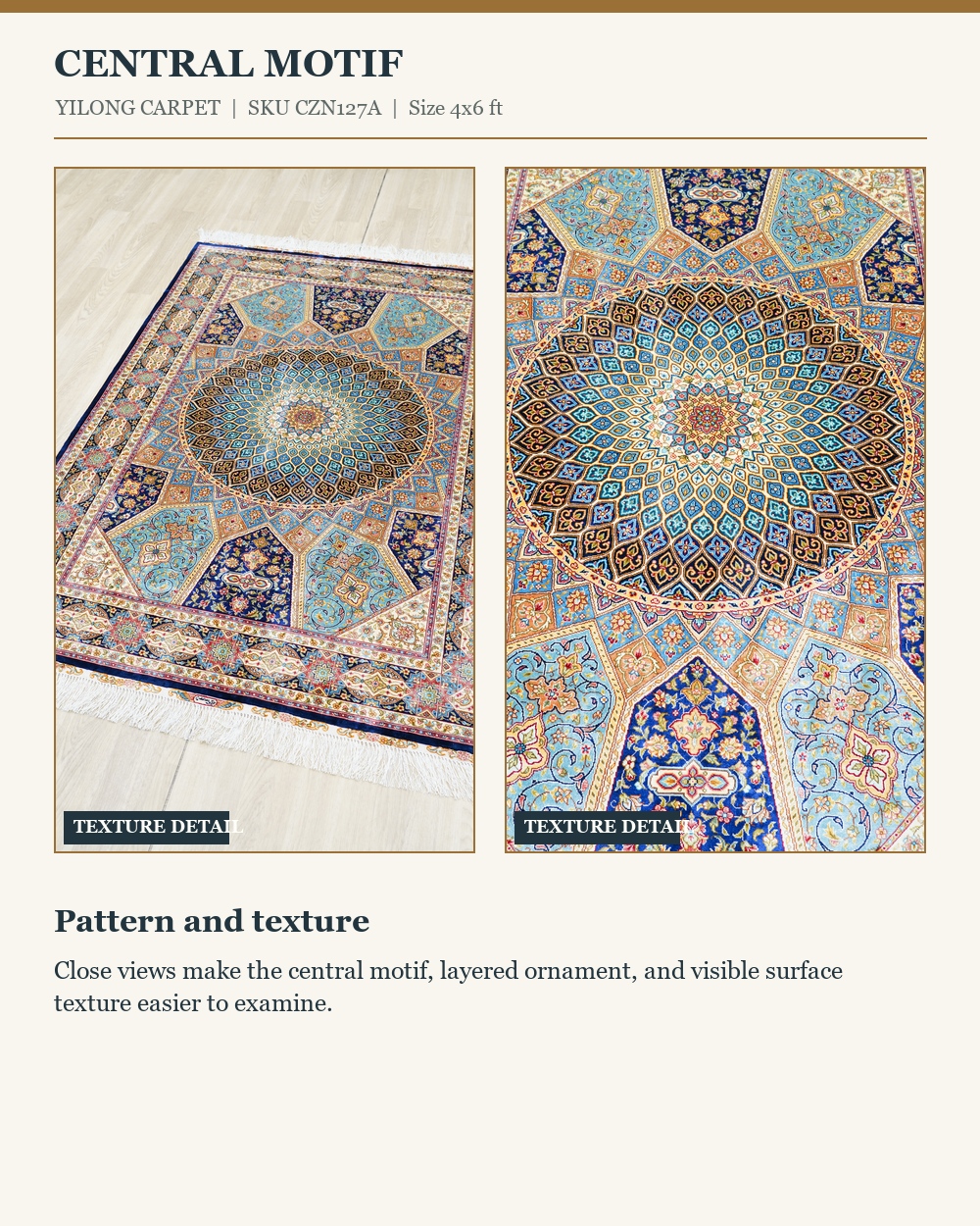 CZN127A rug detail panel 2