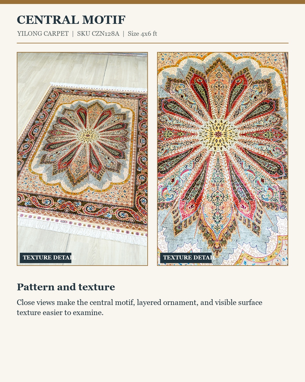 CZN128A rug detail panel 2