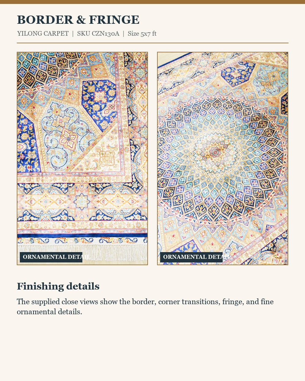 CZN130A rug detail panel 3
