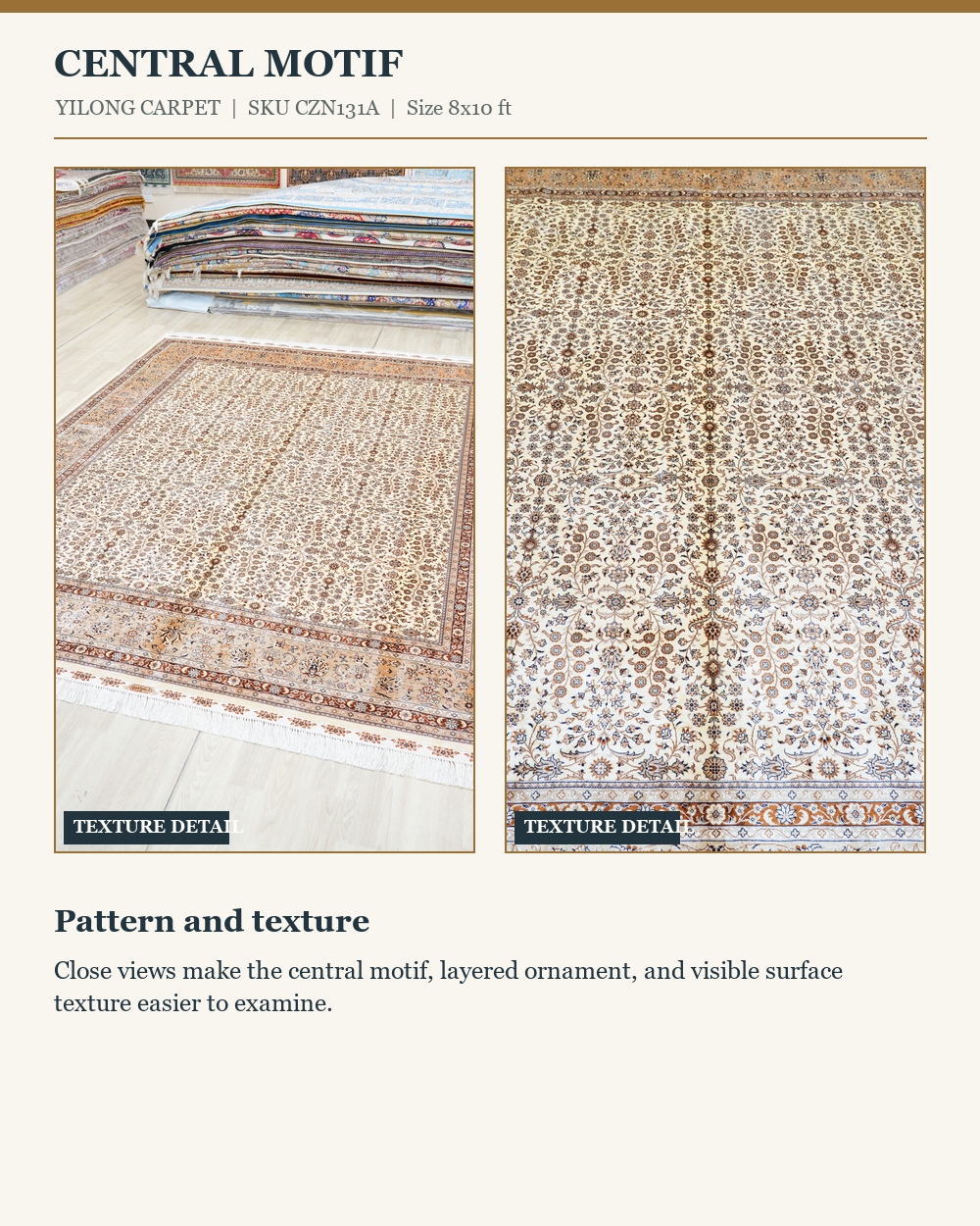 CZN131A rug detail panel 2