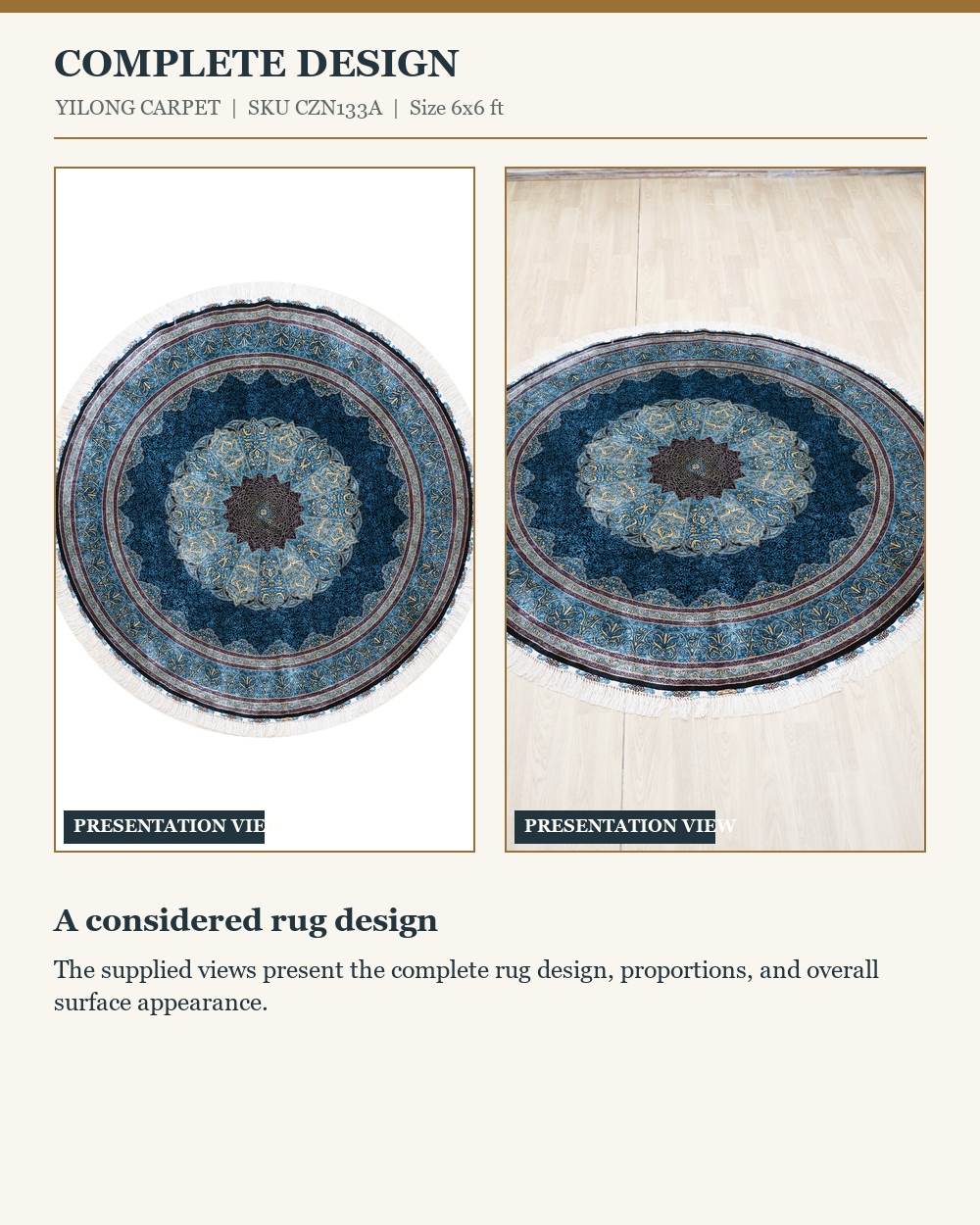 CZN133A rug detail panel 1