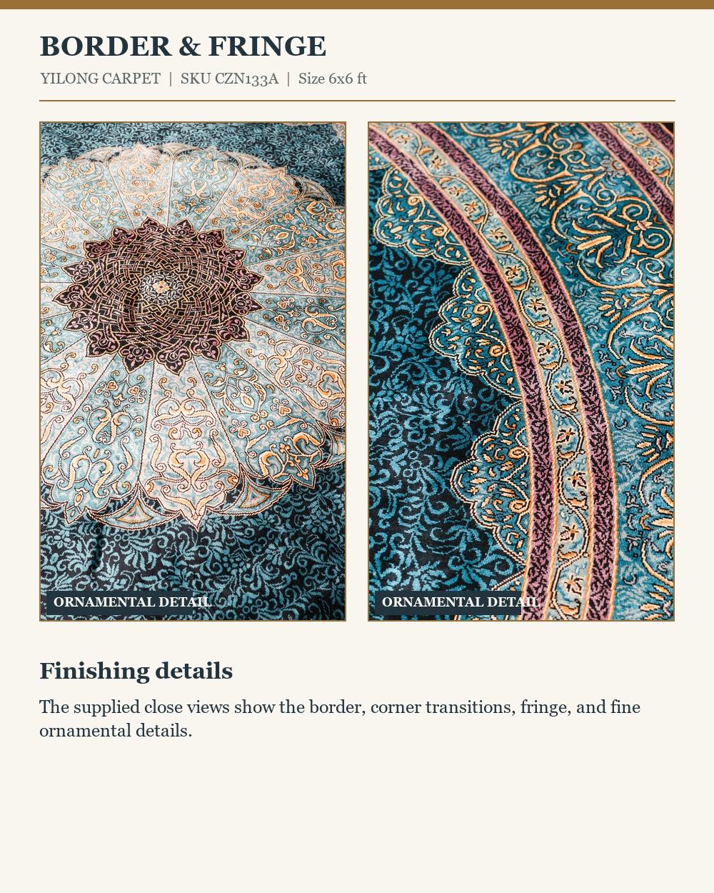 CZN133A rug detail panel 3