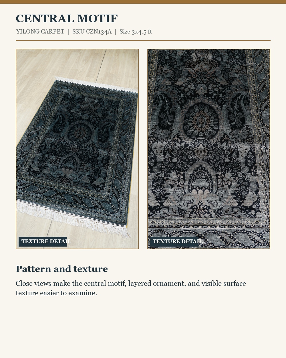CZN134A rug detail panel 2